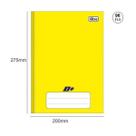 Caderno Univ. Brochura Linha C/D 96 Fls Amarelo - Tilibra