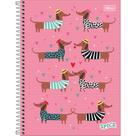Caderno Univ. Capa Dura 1 Matérias Spice Fem. 80 Fls Tilibra Com Adesivo