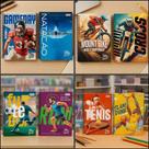 Caderno Univ.Espiral 20 Materias Vibes Sports 280Fls Sortidos Caderno Univ.Espiral 20 Materias Vibes Sports 280Fls Sortidos