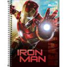 Caderno Universitario 1 Materia Capa Dura Espiral Homem de Ferro - Tilibra