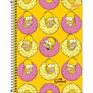 Caderno Universitário 10 Matérias Simpsons Espiral Capa Dura Tilibra