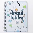Caderno Universitário 100fls Arquitetura Profissões