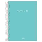 Caderno Universitário 10M PP 160F Stilo Verde Pastel 6885977 - Jandaia Caderno Universitário 10M PP 160F Stilo Verde Pastel 6885977 - Jandaia