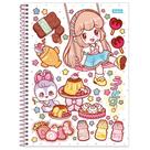 Caderno Universitário 10x1 160 Fls C.D. Foroni - Doll 2 Caderno Universitário 10x1 160 Fls C.D. Foroni - Doll 2