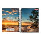 Caderno Universitário 10x1 Capa Dura PanAmericana com 200 Folhas Paisagem