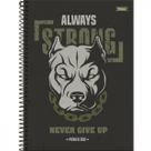 Caderno universitário 12 matérias 192 fls Power Dog Foroni