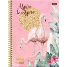 Caderno universitário 12 matérias 192 fls Tropical fever Foroni