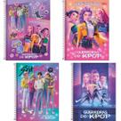 Caderno Universitário 16 Matérias 256Fl Guerreiras Do K-Pop