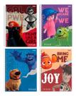 Caderno universitario 1m 80f pixar disney
