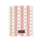 Caderno Universitário 80 folhas Feminino Capa Dura Espiral 1 Matéria Sweet Cherry Sortido