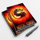 Caderno Universitário 96 Fls Jogo Motal Kombat Caderno Universitário 96 Fls Jogo Motal Kombat