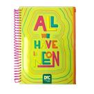 Caderno Universitário A4 160 Folhas Amarelo Escolar Bubble Neon Malote Zip Volta as Aulas Espiral Juvenil Caderno Universitário A4 160 Folhas Amarelo Escolar Bubble Neon Malote Zip Volta as Aulas Espiral Juvenil