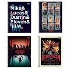 Caderno Universitário Capa Dura 01 Matéria 80 Folhas Tilibra Stranger Things com 04 Unidades