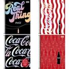 Caderno Universitario Capa Dura 10 Materias Coca Cola - Tilibra