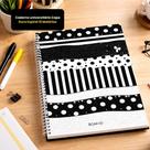 Caderno universitário Capa Dura Espiral 15 Matérias