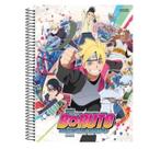 Caderno Universitário Capa Dura Naruto Boruto 80Fls 1 unid