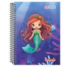 Caderno universitario capa dura sereia 10 materias 160 folhas