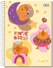 Caderno Universitário Capy Capa Dura 1 Matéria 80 Folhas - Caderno Universitário Capy Capa Dura 1 Matéria 80 Folhas -