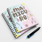 Caderno Universitário Color 96fls Profissão Manicure