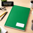 Caderno Universitário Costurado 1 Matéria 96 Folhas Verde Escolar Anotações Estudos Faculdade Escritório Papelaria