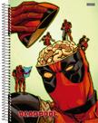 Caderno Universitário Deadpool 1 Matéria Capa Dura Escolar