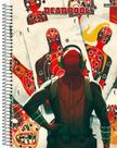 Caderno Universitário Deadpool 10 Matérias 160 Folhas Marvel