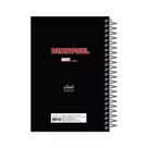 Caderno Universitário Deadpool Guns 1 Matéria Office Basics - Sortido