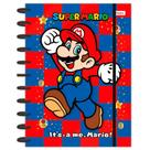 Caderno Universitário Discbook 1x1 80 Fls Capa PP Foroni - Super Mario 1 Caderno Universitário Discbook 1x1 80 Fls Capa PP Foroni - Super Mario 1