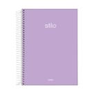 Caderno Universitário Espiral GRANDE Tom pastel 10 matérias, 160 folhas 200 x 275mm JANDAIA