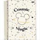 Caderno Universitário Espiral Mickey Magic - Branco - Mickey Magic - 10 Matérias