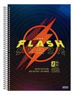 Caderno Universitário Flash 15 Matérias Com Adesivos 240 Folhas