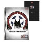 Caderno Universitário Foroni Espiral 80fls Falcão e Soldado Invernal Caderno Universitário Foroni Espiral 80fls Falcão e Soldado Invernal