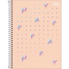 Caderno Universitário Happy Capa Dura 10 Matérias Sortido - Tilibra