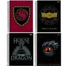 Caderno Universitario House Of the Dragon 1 Matéria CD Jandaia Caderno Universitario House Of the Dragon 1 Matéria CD Jandaia