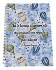 Caderno Universitário Pequeno Príncipe Frases Tu Te Tornas 100fls 1mt