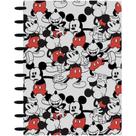 Caderno Universitário Smart Mickey Smile 80 Folhas Office Basics Reposicionável