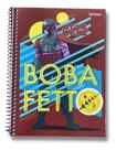 Caderno Universitário Star Wars Boba Fett 10 Matérias 160 Folhas
