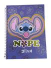 Caderno Universitário Stichi 80 folhas "Nope"da Foroni Caderno Universitário Stichi 80 folhas "Nope"da Foroni