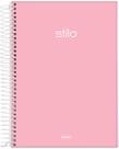 Caderno Universitário Stilo 80 Folhas Escolar Capa Dura