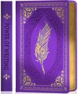 Caderno Vintage CAGIE A5 - Capa Dura, 320 Páginas (Roxo)