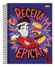 Caderno Youtuber Enaldinho 10matérias Capa Dura Com Adesivos