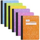 Cadernos de composição Mead, pacote com 6, Wide Ruled, 100 folhas Cadernos de composição Mead, pacote com 6, Wide Ruled, 100 folhas