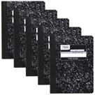 Cadernos de composição Mead Wide Ruled, 100 folhas, pacote com 5 Cadernos de composição Mead Wide Ruled, 100 folhas, pacote com 5