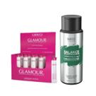 Cadiveu Ampola Glamour 10x15ml + Wess Balance Cond 250ml