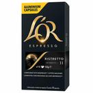 Café Cápsula Espresso Torrado LOR Ristretto 52g 10un - L'OR