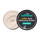 Café com manteiga de limpeza facial com cafeína e óleo de karité e coco