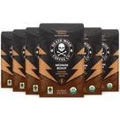Café Death Wish Torra Média Grãos Inteiros 283g Pacote com 6