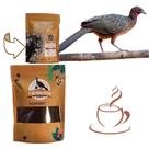 Café do pássaro jacu/café raro reportagem bird gourmet 150 gr