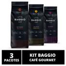 Café Em Pó Baggio - 3 Pacotes - 750g - Café Gourmet Arábica Moído