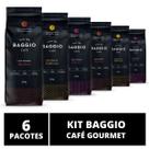 Café Em Pó Baggio - 6 Pacotes - 1.500g - Café Gourmet Arábica Moído